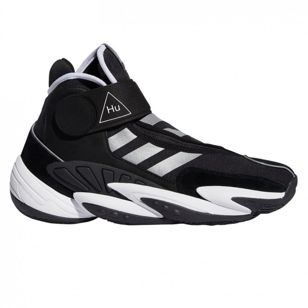 NEW Adidas x Pharrell William Men's Sneaker 11 Black White Basketball HU 0 to 60